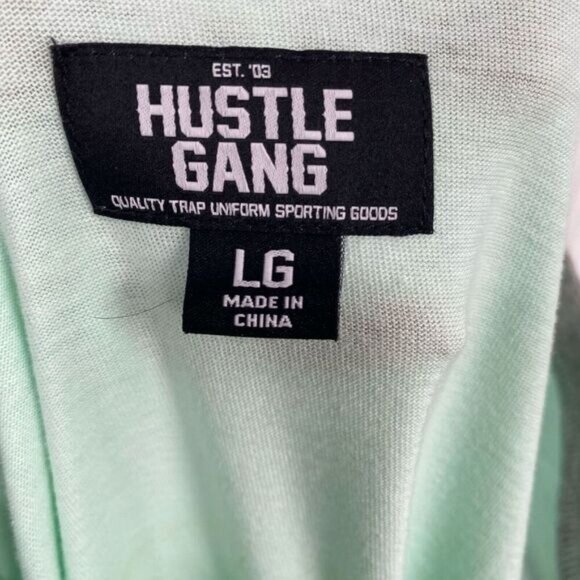 Hustle Gang ATHL SPORTING Men's size L Woven Long Sleeve Shirt,Sporting,Outdoor - Picture 6 of 16